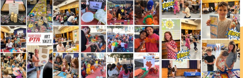 Franklin students participating in PTA-supported activities